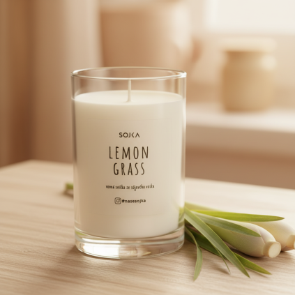 SOJKA sojova svicka vuni lemon grass n