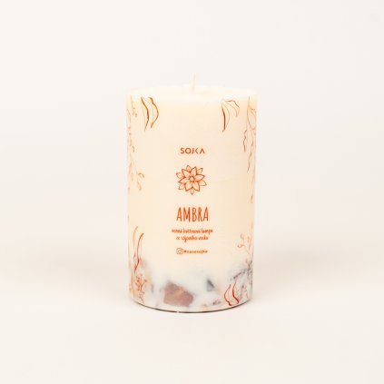 79 2 sojova kvetinova lampa ambra 400g
