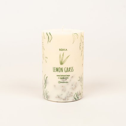 82 2 sojova kvetinova lampa lemon grass 400g