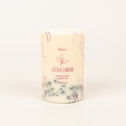 85 2 sojova kvetinova lampa litsea cubeba 400g