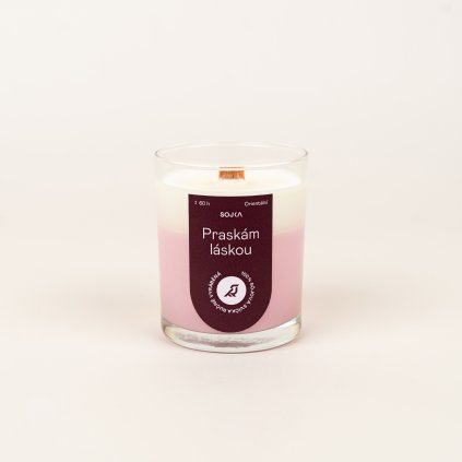 226 1 sojova vonna svicka praskam laskou limitovana edice 180 g 60 hod