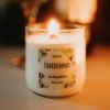 CHARDONNAY - Sójová vonná svíčka ve vinné láhvi 200 g