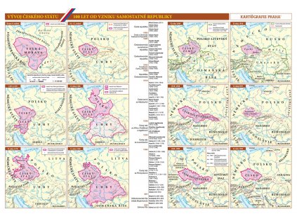 7957 1 vyvoj ceskeho statu cesko obecne zemepisna mapa