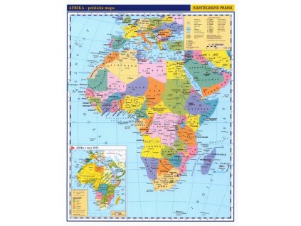 8038 afrika prirucni politicka mapa
