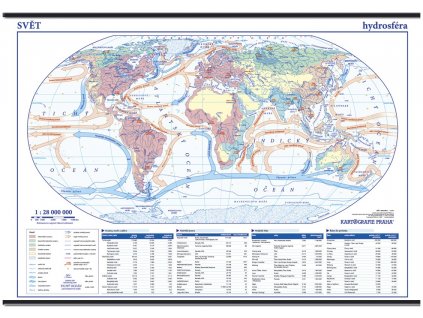 6277 svet skolni nastenna mapa hydrosfera