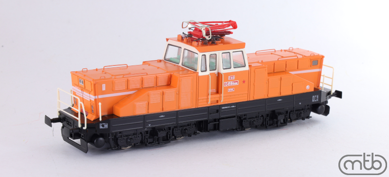Model posunovací elektrické lokomotivy řady E 458.006 ČSD