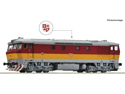 Dieselová lokomotiva T 478 2079 ČSD / H0 / ROCO 7300090