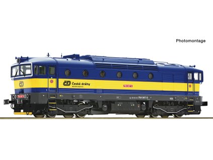 Dieselová lokomotiva 754 047-9 ČD / H0 / ROCO 7310089
