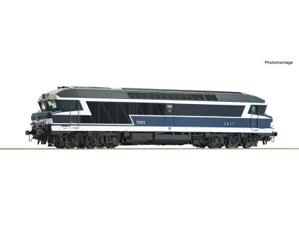 Dieselová lokomotiva CC 72052 SNCF / H0 / ROCO 7320097
