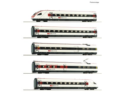 5dílná elektrická jednotka ICN RABDe 500 039-8 SBB / H0 / ROCO 7710036