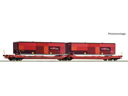 Dvojitý kapsový vůz T3000e ÖBB/RCW / H0 / ROCO 6600033