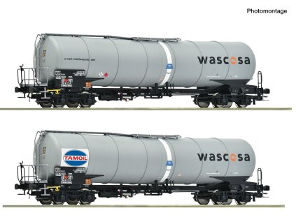 2-dílná sada cisternový vůz Wascosa / H0 / ROCO 6600232