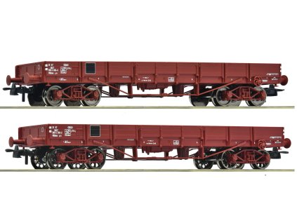 2-dílná sada Nízkoložný vůz SNCF / H0 / ROCO 6600224