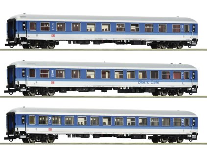 3-dílná sada 1: Osobní vůz "IR 461" DB-AG / H0 / ROCO 6200208