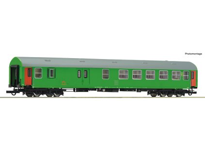 Osobní vůz 2. třídy/zavazadla ZSSK / H0 / ROCO 6200233