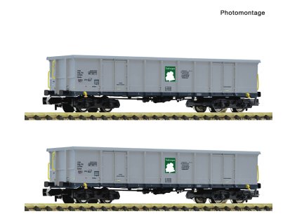 2-dílná sada Otevřené nákladní vozy Atir Rail / N / FLEISCHMANN 6660160