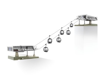 82491 Seilbahn D Line H0 flying mozart