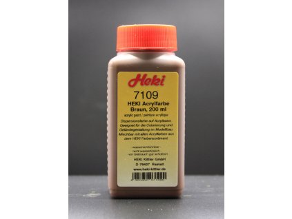 akrylova barva hneda 200 ml heki 7109