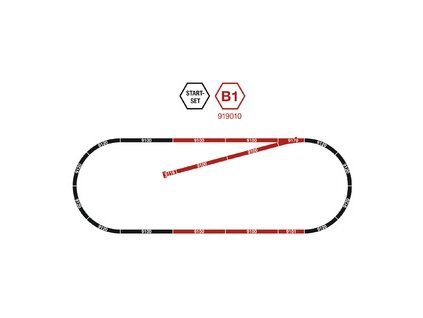 Sada kolejí B1 / N / Fleischmann 919010