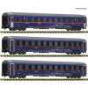 3-dílná sada osobní vozy Eurofima "Nightjet" ÖBB / N / FLEISCHMANN 6260084