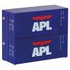 Kontejnerový set 2 x 20' APL / TT / PIKO 46102