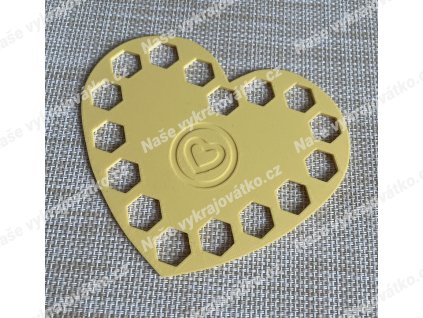 Organizér na bavlnky - Srdce