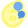 6 balonky b