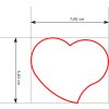 Srdce (Velikost 9 cm)