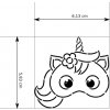 2886 unicorn maska s6