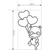 panda s balonky s11