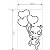 panda s balonky s12