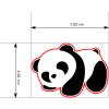 Panda (Velikost 7 cm)