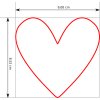 Srdce (Velikost 9 cm)