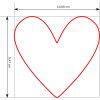 Srdce (Velikost 9 cm)