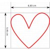 Srdce (Velikost 9 cm)