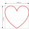 Srdce (Velikost 9 cm)
