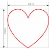 Srdce (Velikost 9 cm)