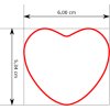Srdce (Velikost 9 cm)