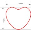 Srdce (Velikost 9 cm)