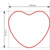 Srdce (Velikost 9 cm)
