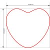 Srdce (Velikost 9 cm)