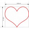 Srdce (Velikost 9 cm)