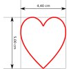 Srdce (Velikost 9 cm)