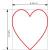 Srdce (Velikost 9 cm)