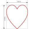 Srdce (Velikost 9 cm)