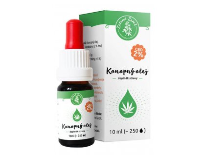 zelena zeme cbd konopny olej 2 10 ml