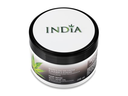 konopná maska na vlasy 200ml india cosmetics