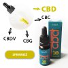 10% CBD Konopný olej (ekstrakt), 10 ml + CBC + CBG + CBDV