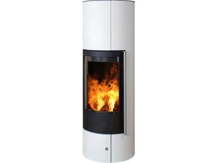 ABX OREGON I krbová kamna 3-8kW, černá/bílá
