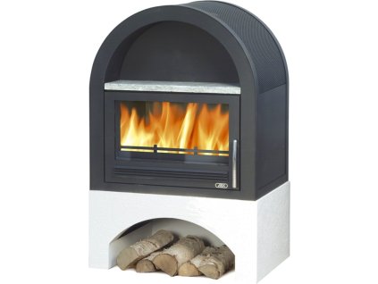 ABX GRUNT I. krbová kamna 10-22kW, s výměníkem, černá